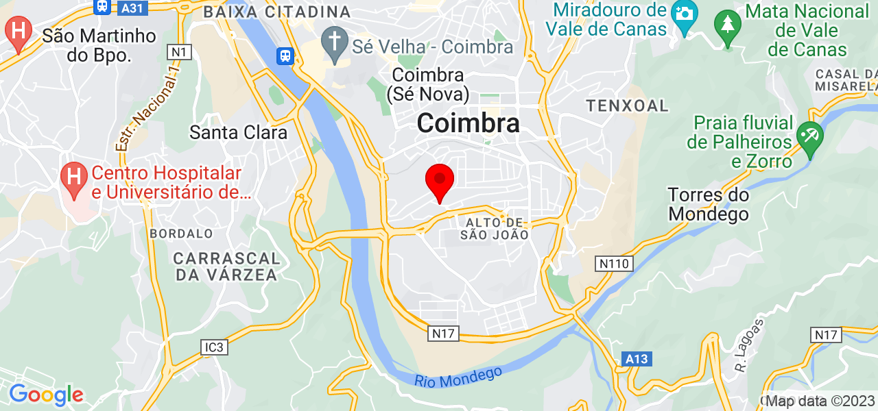 Jorge Miguel Fonseca Soares - Coimbra - Coimbra - Mapa