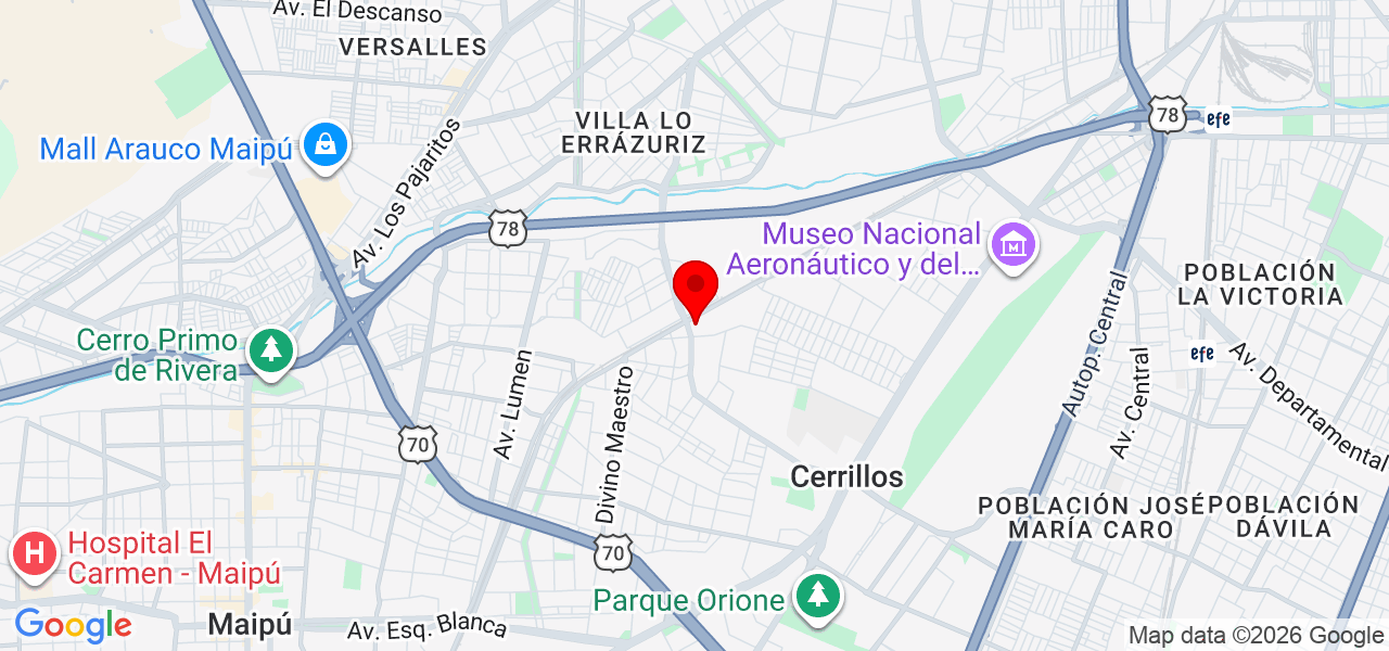 Chalbaudesing - Región Metropolitana de Santiago - Santiago - Map