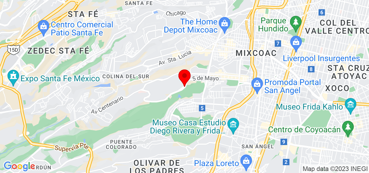 Sebastian Gallo - Ciudad de Mexico - Álvaro Obregón - Mapa