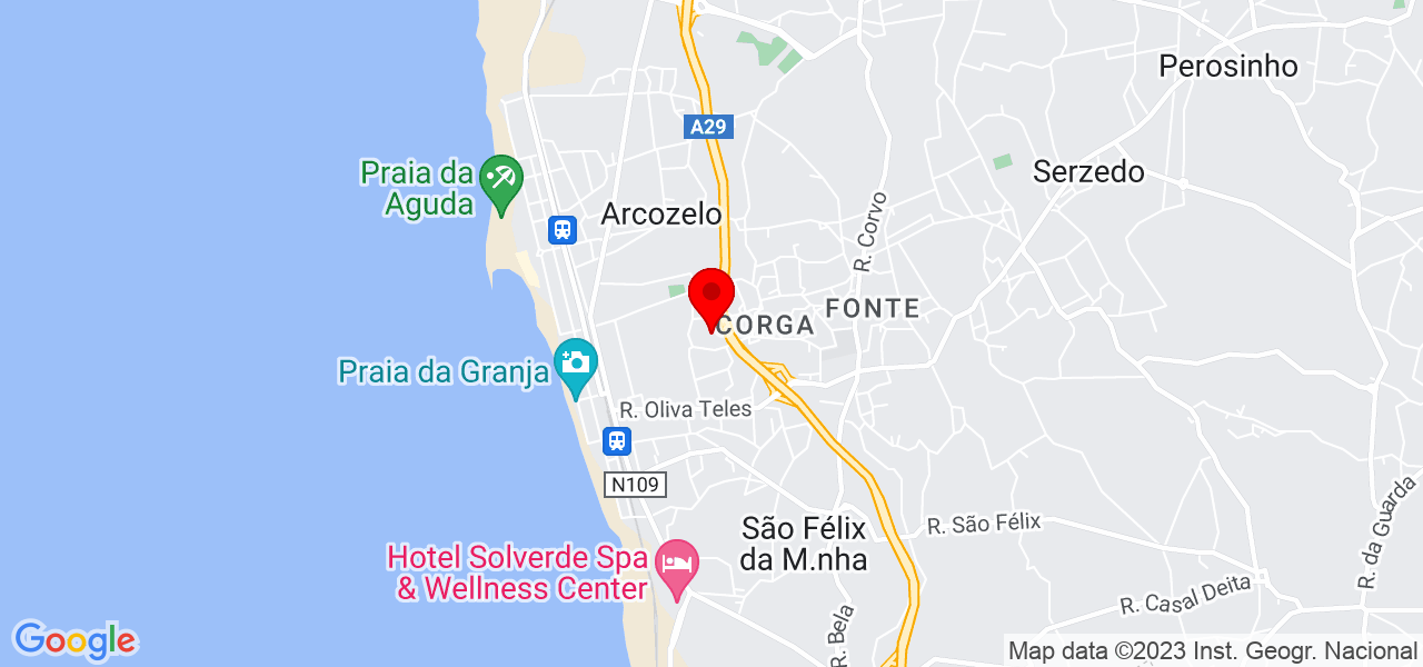 Karen Mart&iacute;nez - Porto - Vila Nova de Gaia - Mapa