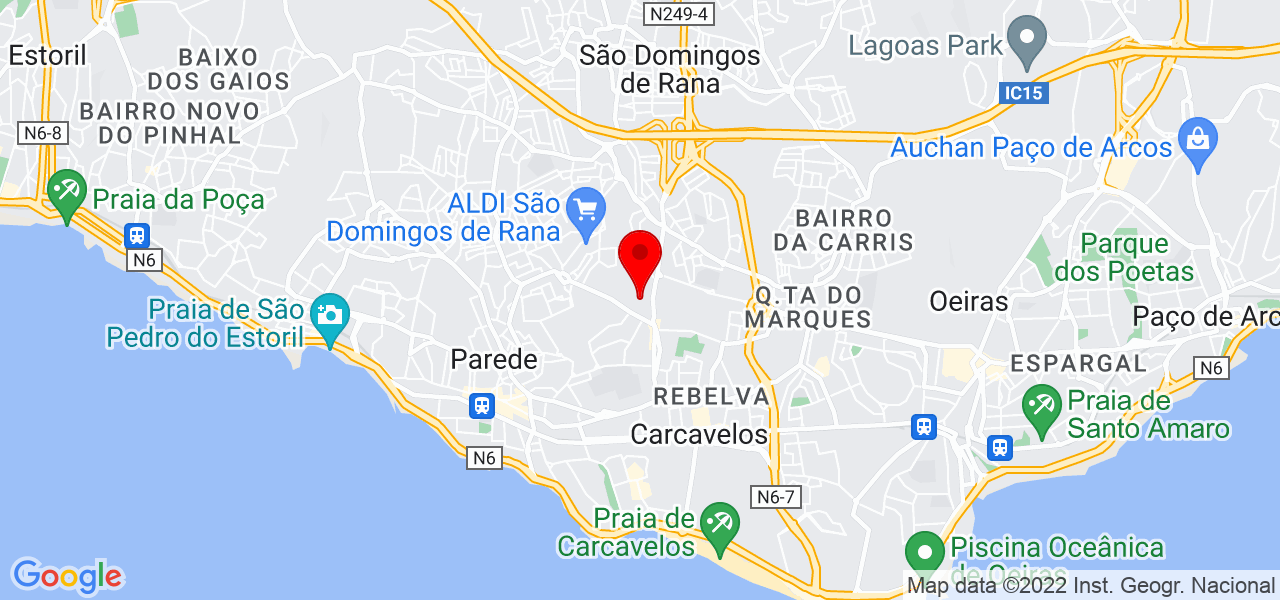 WM construções - Lisboa - Cascais - Mapa
