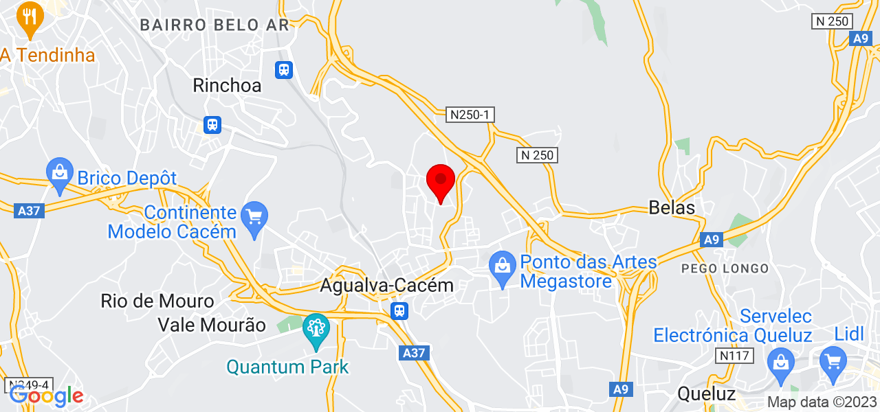 Rioalto Trabalho em altura - Lisboa - Sintra - Mapa