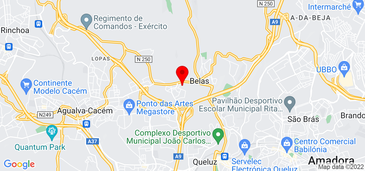 BabyProfessorises - Lisboa - Sintra - Map