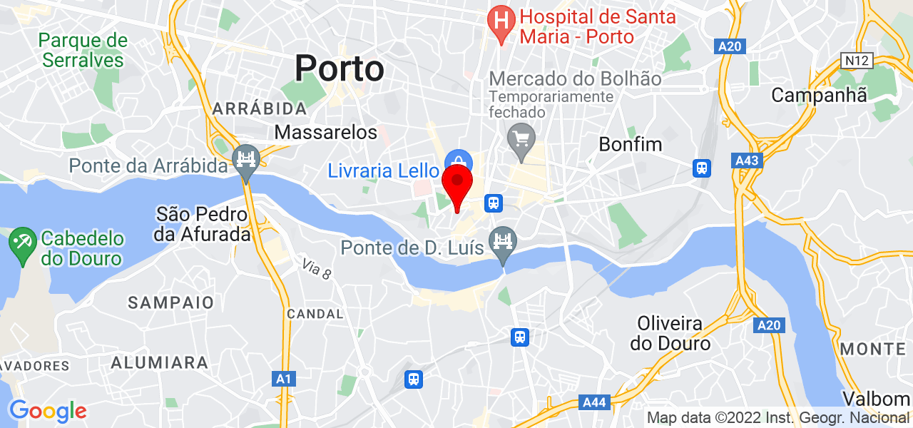 Laisse - Porto - Porto - Karte