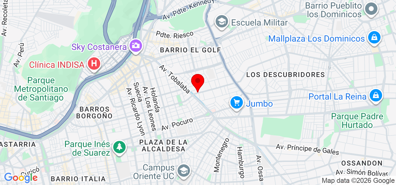 Catalina - Región Metropolitana de Santiago - Santiago - Mapa