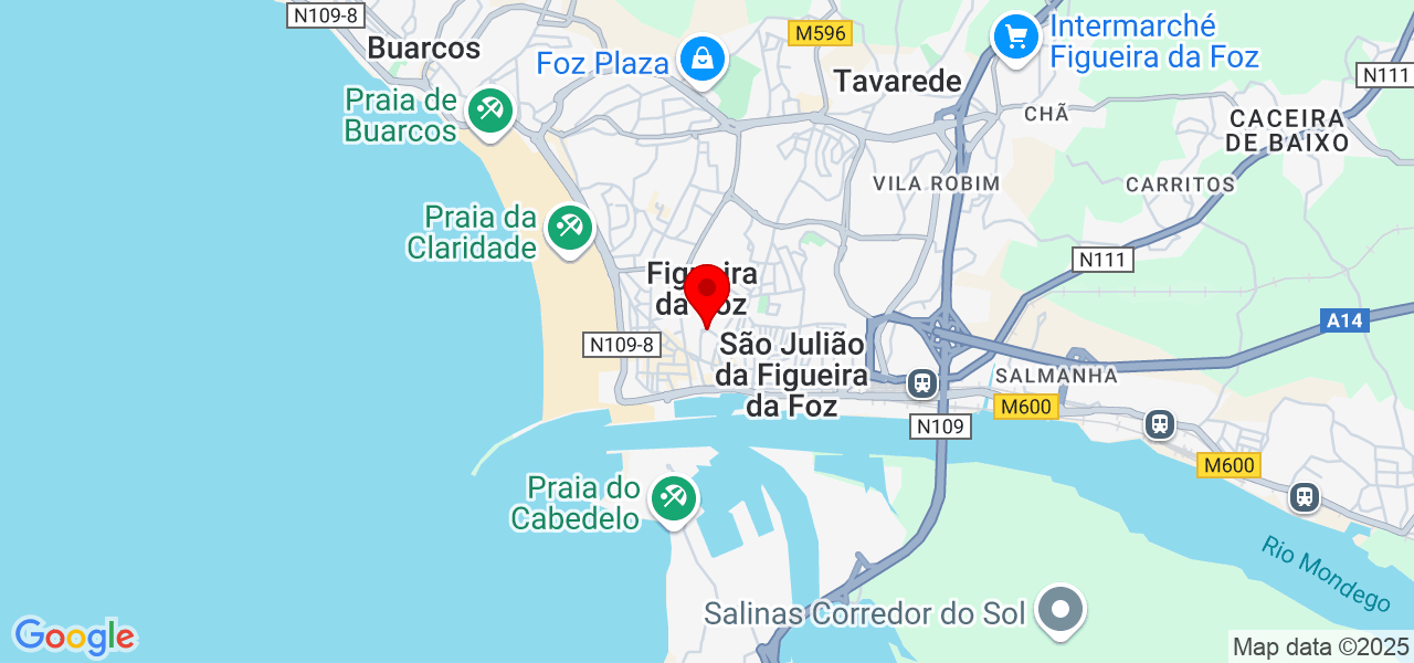 Tiago Veloso - Coimbra - Figueira da Foz - Mapa