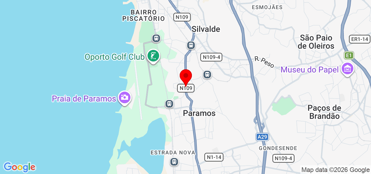 Hugo Couto - Aveiro - Espinho - Mapa
