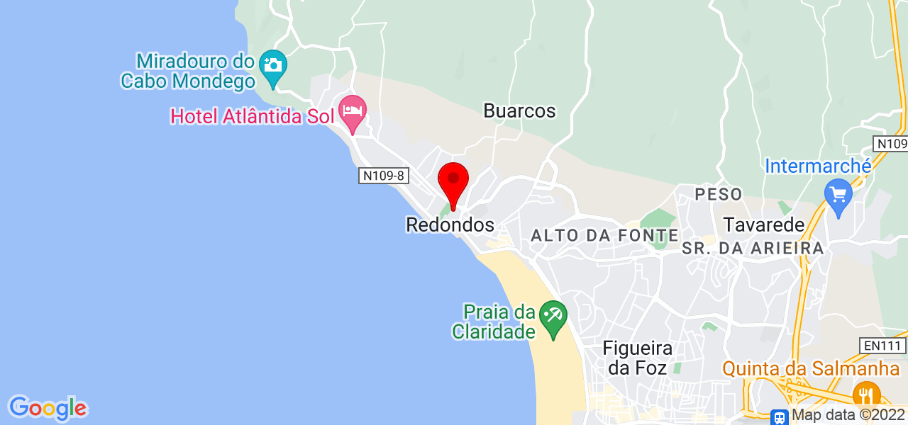 Claudio - Coimbra - Figueira da Foz - Mapa