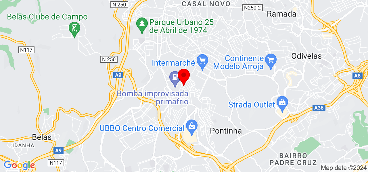 Diva Merino - Lisboa - Odivelas - Mapa