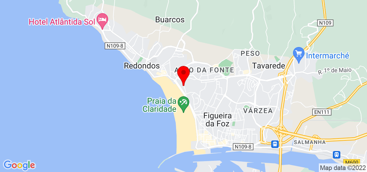 Antonio daniel - Coimbra - Figueira da Foz - Mapa