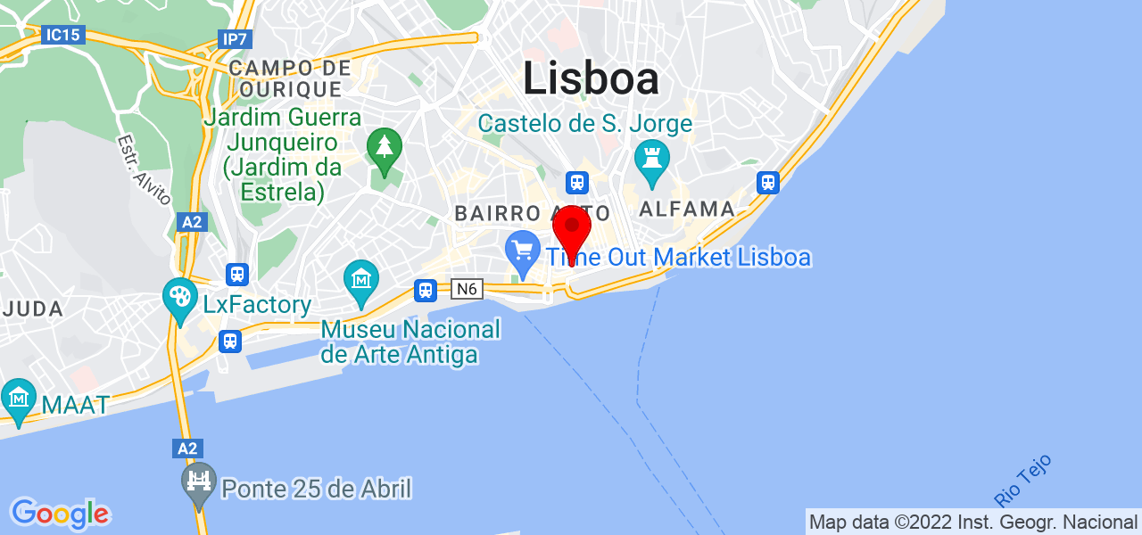 O Gato Fica - Lisboa - Lisboa - Mapa