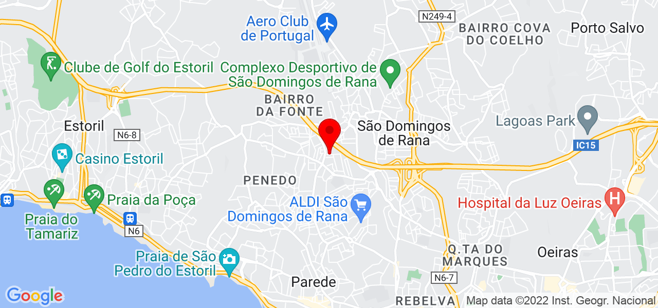 Jos&eacute; Retr&eacute; - IKIGAI - Lisboa - Cascais - Mapa