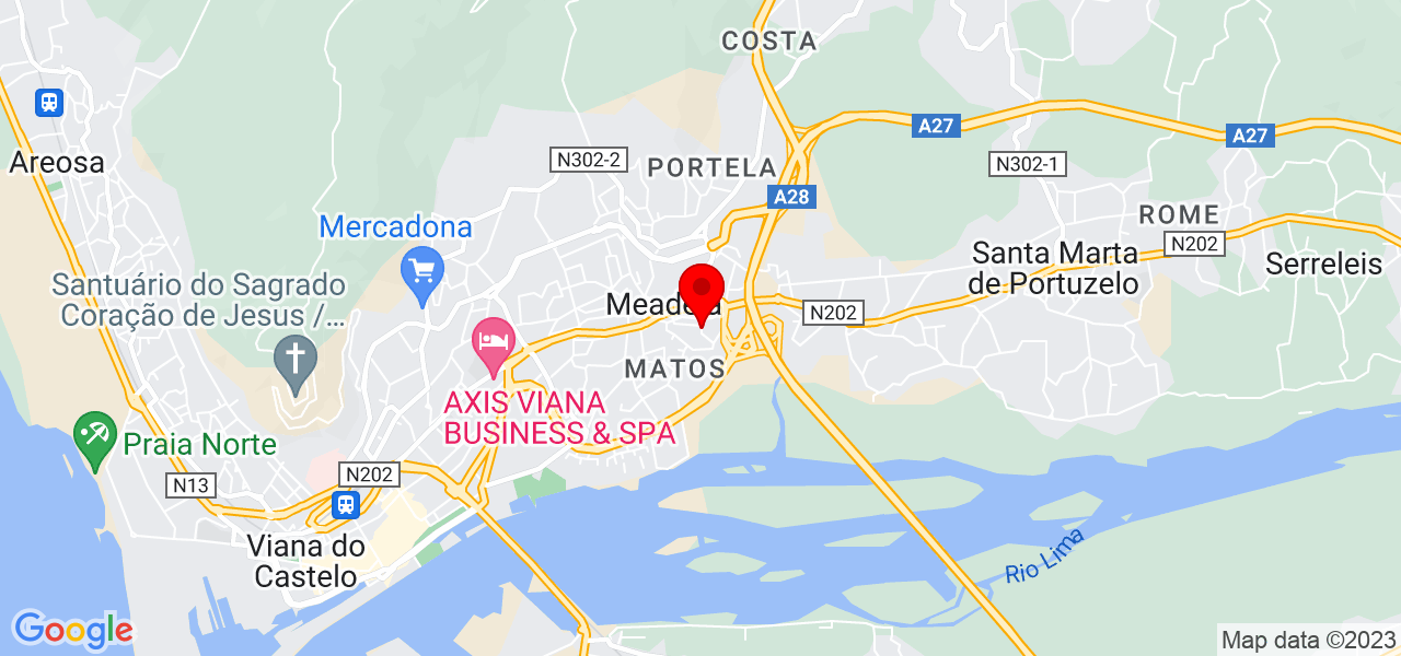Andreza Souza - Viana do Castelo - Viana do Castelo - Mapa