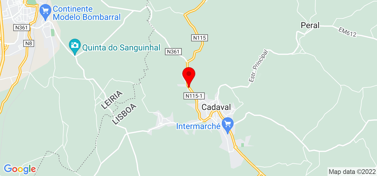 lcpinturas&amp;construcao - Lisboa - Cadaval - Mapa