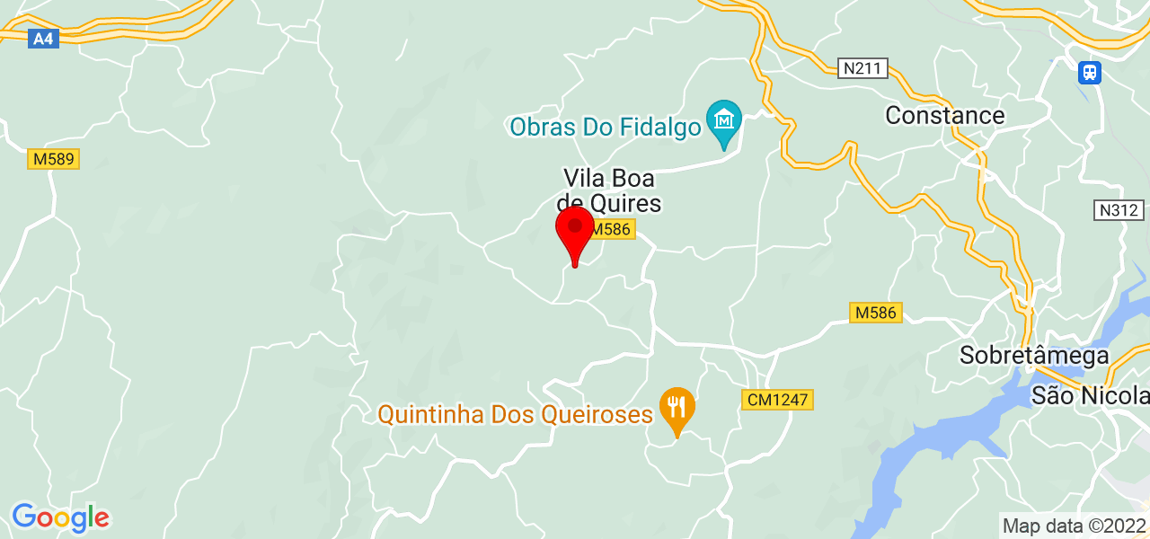L&uacute;cia Coutinho - Porto - Marco de Canaveses - Mapa