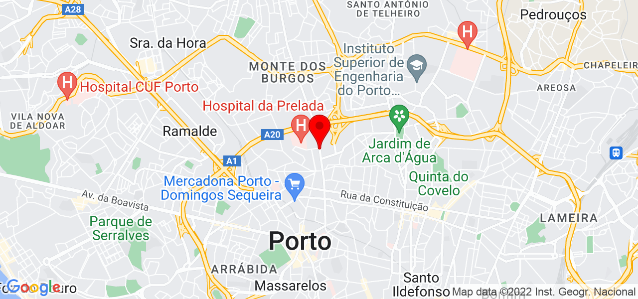 V&acirc;nia - Porto - Porto - Mapa