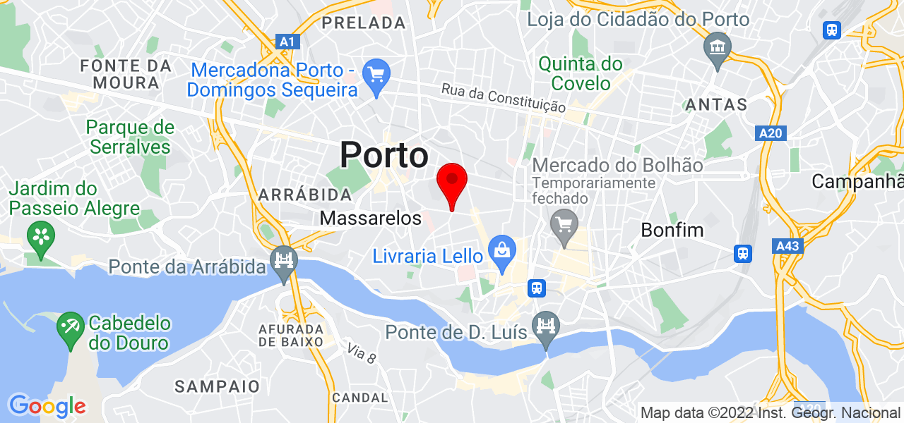 Sabrina Valente Arquitetura e Interiores - Porto - Porto - Mapa