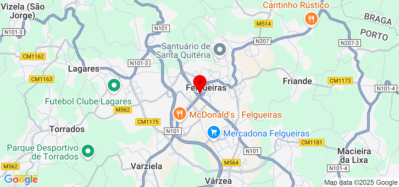 LINEDARQ STUDIO - Porto - Felgueiras - Map