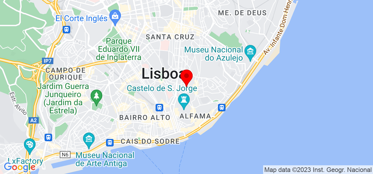 Nubia Fernandes - Lisboa - Lisboa - Mapa