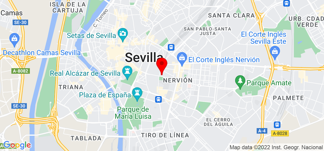 Tom&aacute;s Magro - Andalucía - Sevilla - Mapa