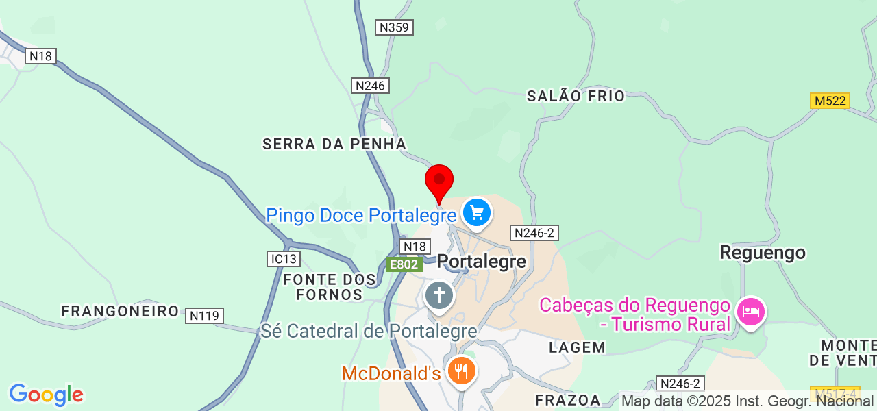Francisca Duarte - Portalegre - Portalegre - Mapa