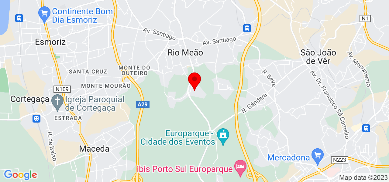 Pichelaria Ribeiro - Aveiro - Santa Maria da Feira - Mapa