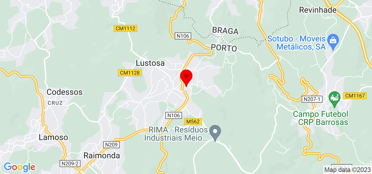 Lu&iacute;s Silva - Porto - Lousada - Mapa