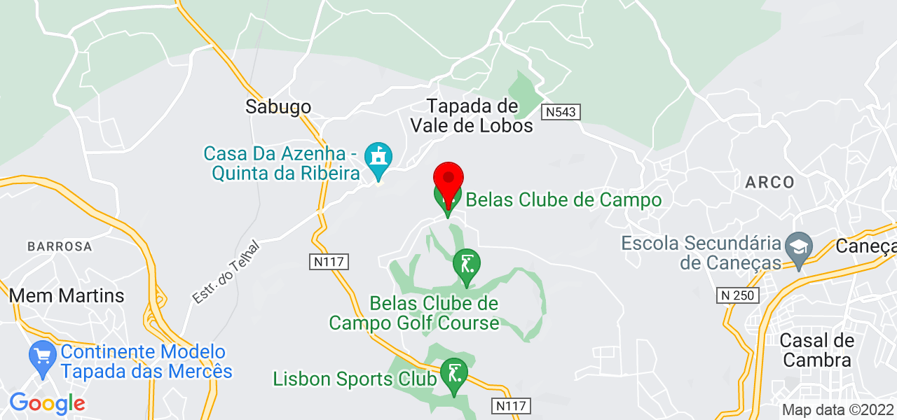 Laura Ganchinho Baptista - Lisboa - Sintra - Mapa