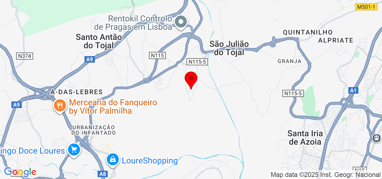 Jamilton SOS - Lisboa - Loures - Mapa