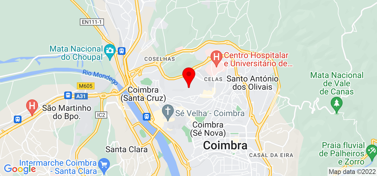 Matheus Moreira - Coimbra - Coimbra - Mapa
