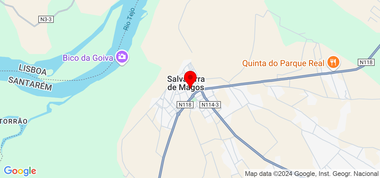 Lu&iacute;s Miguel Lino - Santarém - Salvaterra de Magos - Mapa