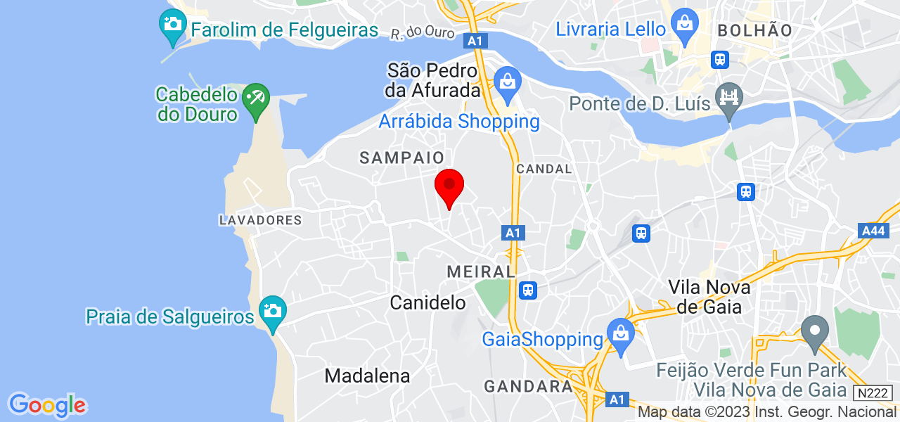 Julieta - Porto - Vila Nova de Gaia - Mapa