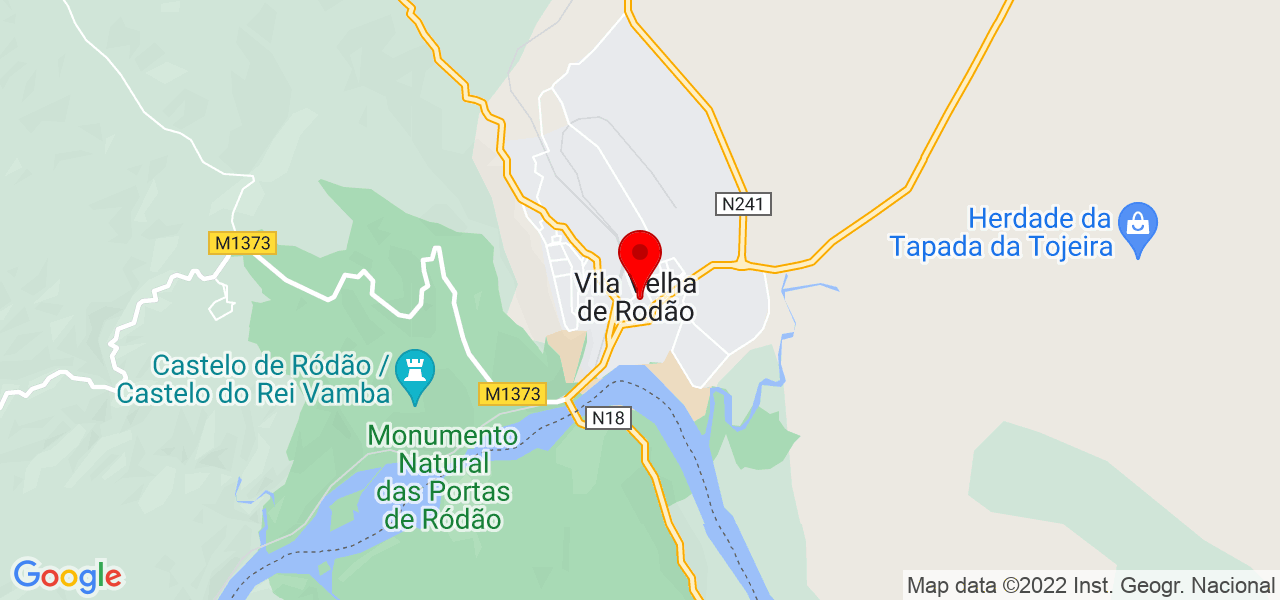Palmira - Castelo Branco - Vila Velha de Ródão - Mapa