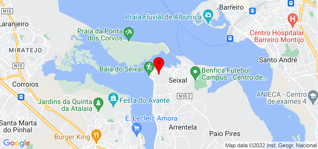 Daniel - Setúbal - Seixal - Mapa