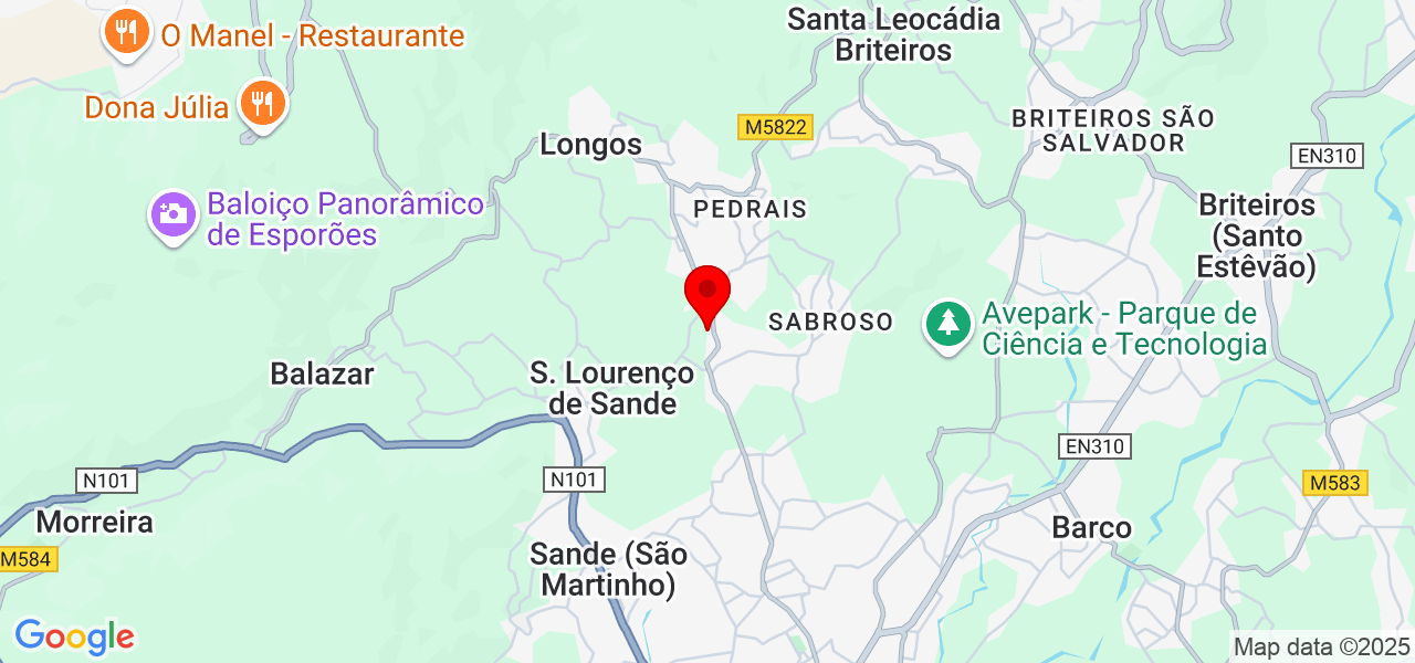 Serralharia irmaos marques - Braga - Guimarães - Mapa