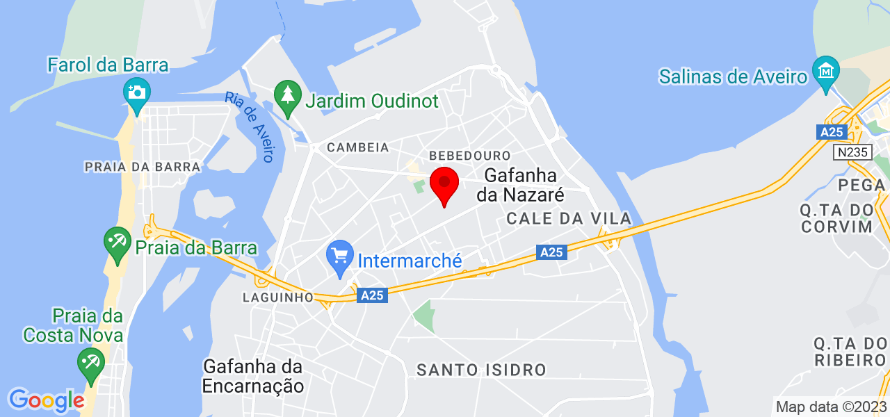 Orqu&iacute;dea Sim&otilde;es - Aveiro - Ílhavo - Mapa