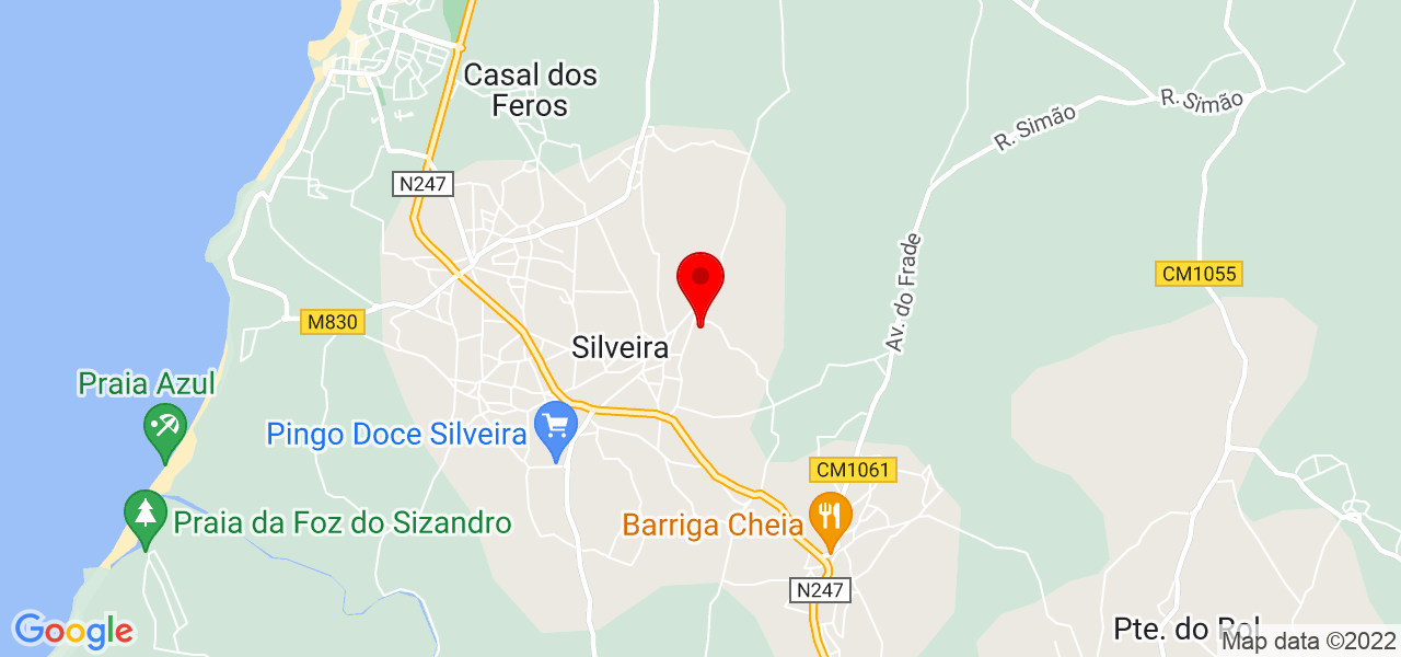 Ismael Hon&oacute;rio Corr&ecirc;a - Lisboa - Torres Vedras - Mapa