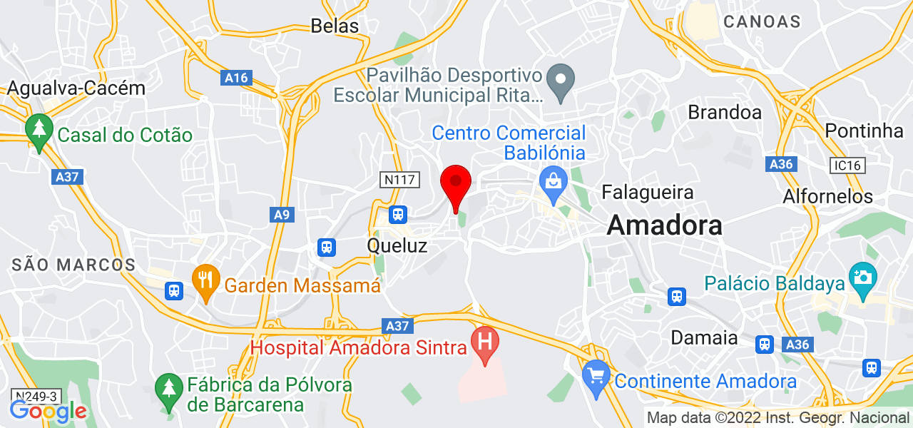 Z&eacute; Vil&atilde;o - Lisboa - Sintra - Mapa