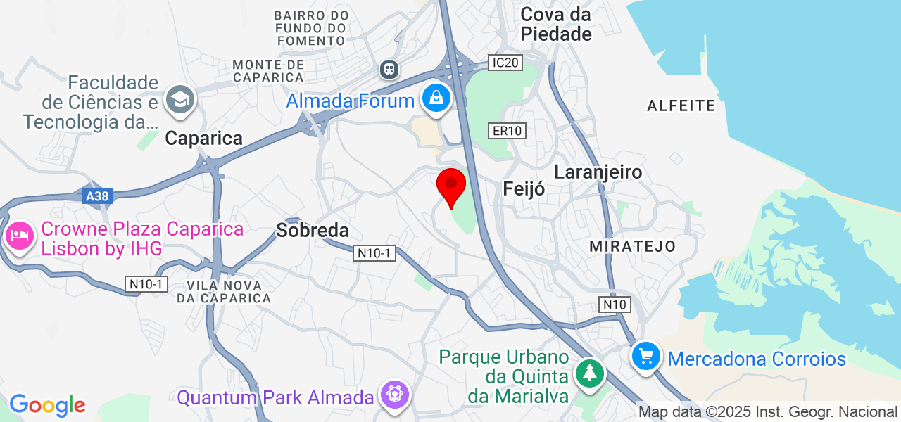 Vitor Dumbrovsky - Setúbal - Almada - Karte