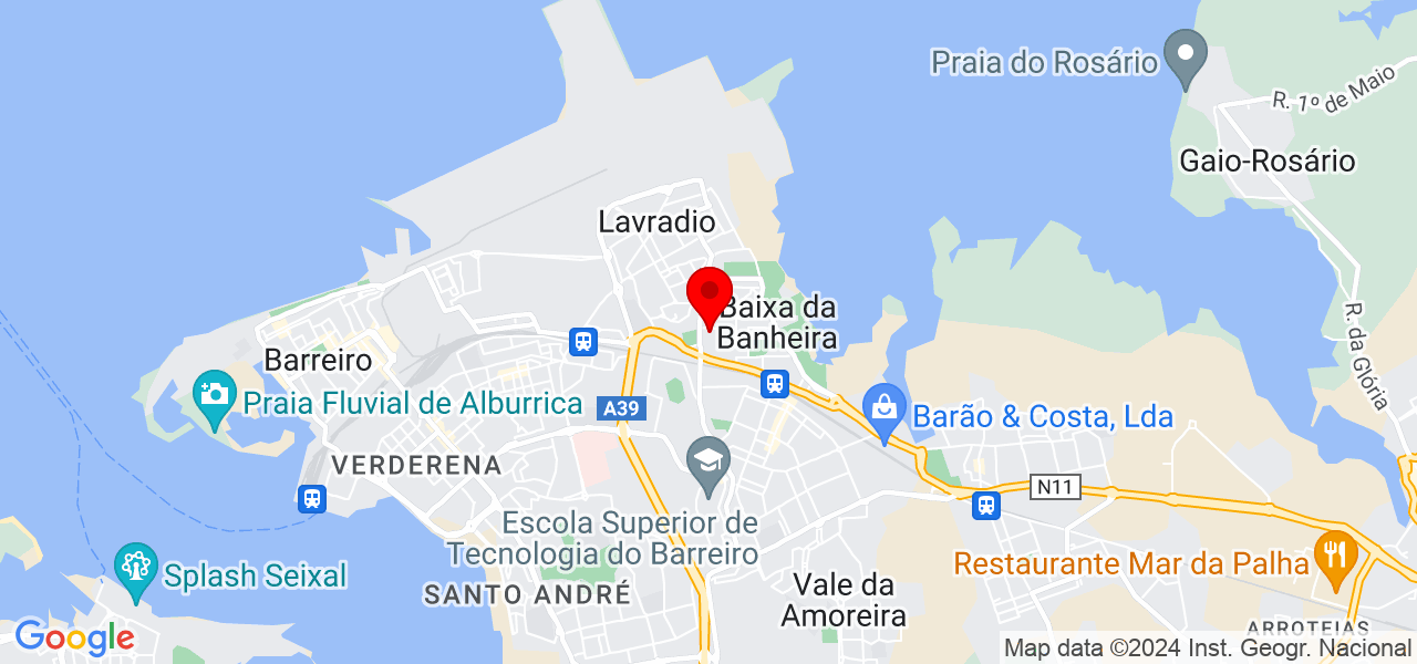 Marcelo - Setúbal - Moita - Mapa
