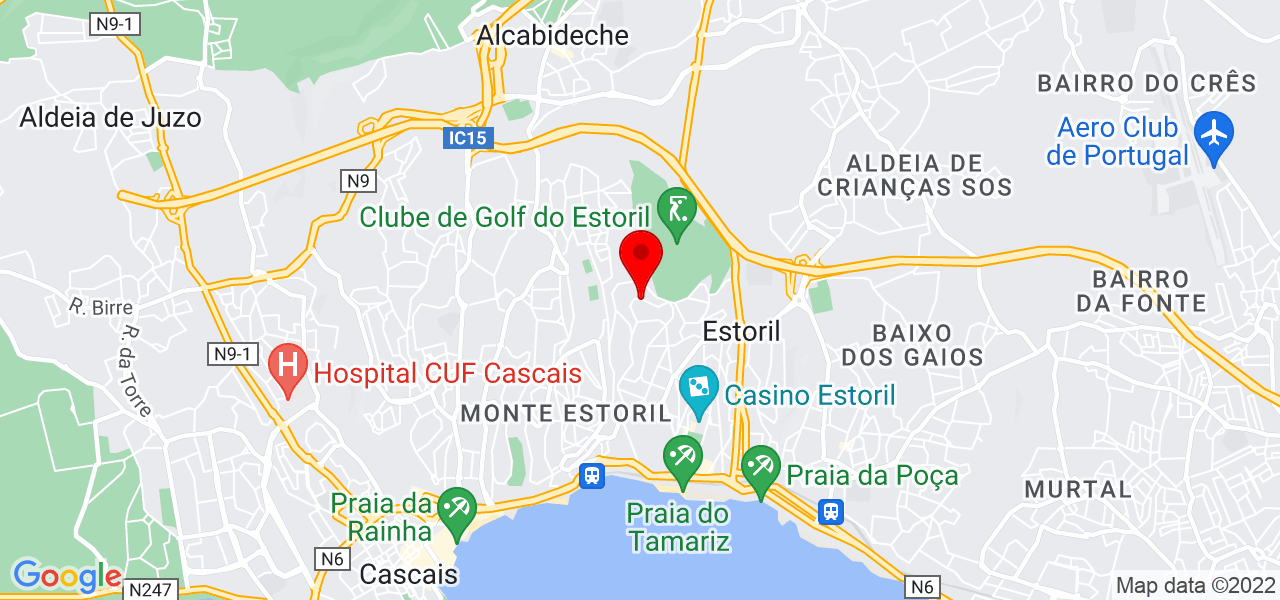 Karoliny Costa - Lisboa - Cascais - Mapa
