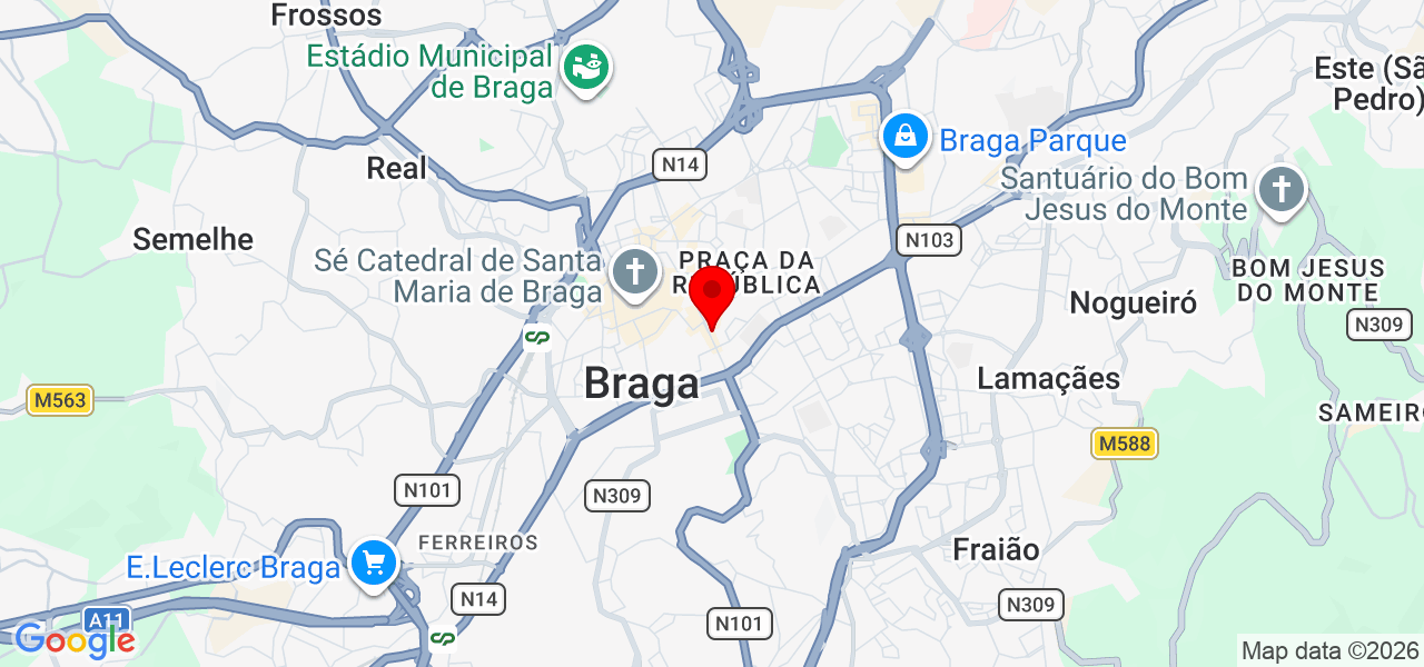 Camila Lopes - Braga - Braga - Map