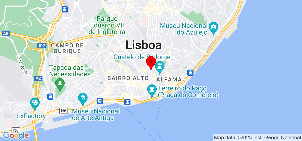 R&ocirc;mullo Moraes - Lisboa - Lisboa - Mapa