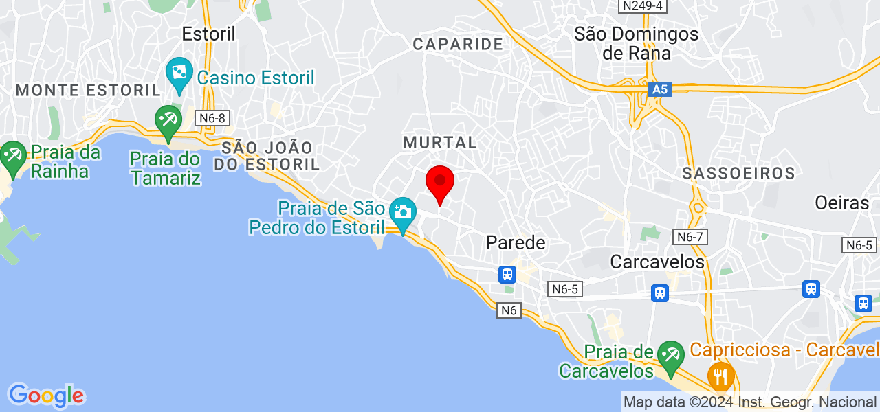 Filipa Fernandes - Lisboa - Cascais - Map
