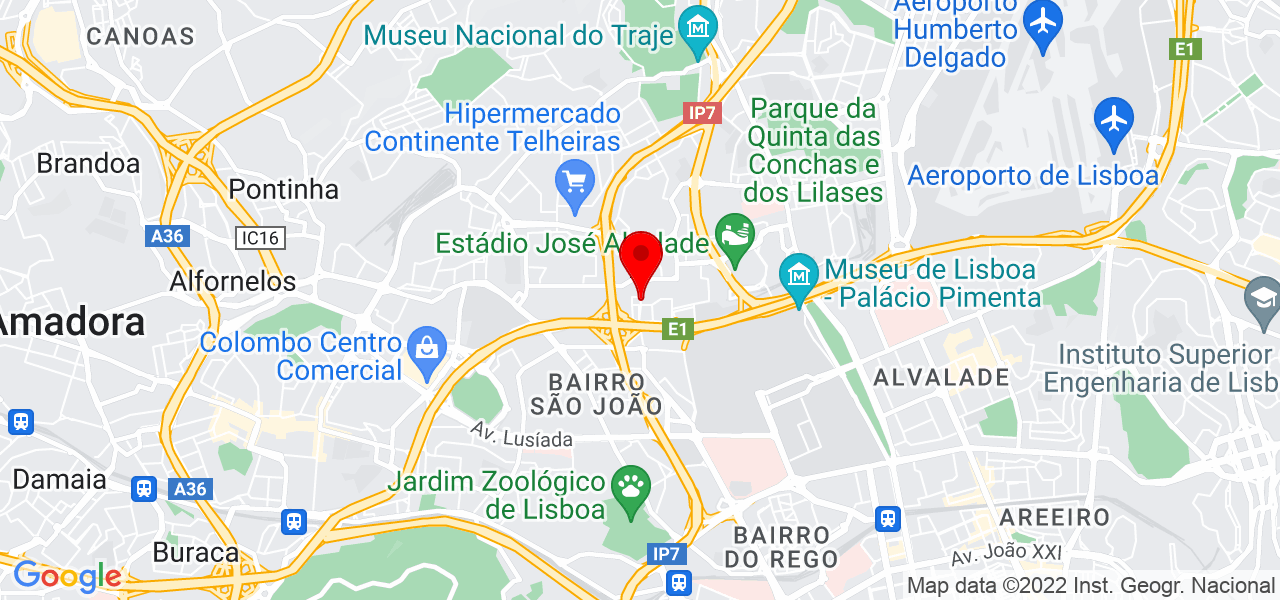 Pedro Tiago - Lisboa - Lisboa - Mapa