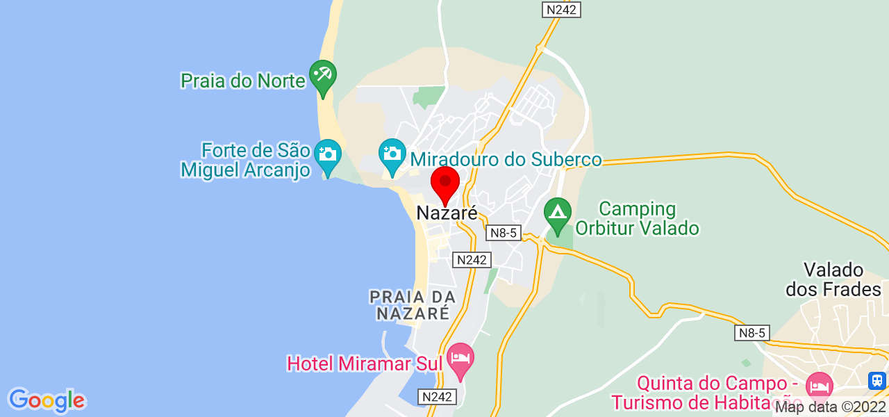 Danilo Rodrigues - Leiria - Nazaré - Mapa
