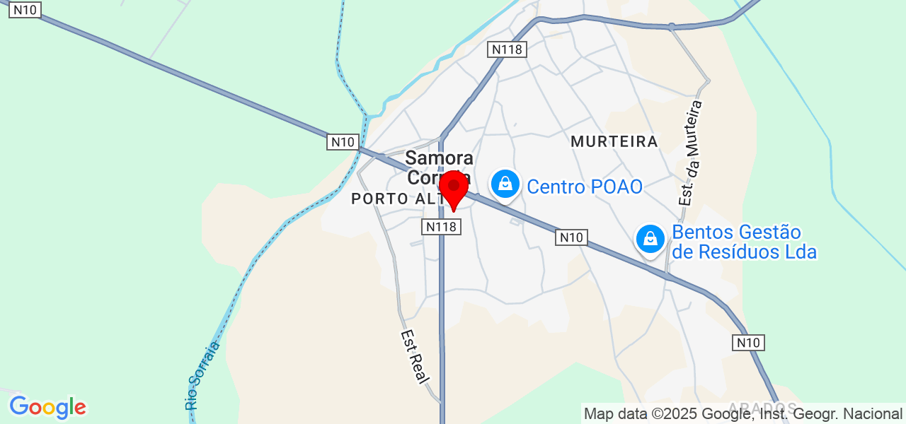 Neide matias - Santarém - Benavente - Mapa