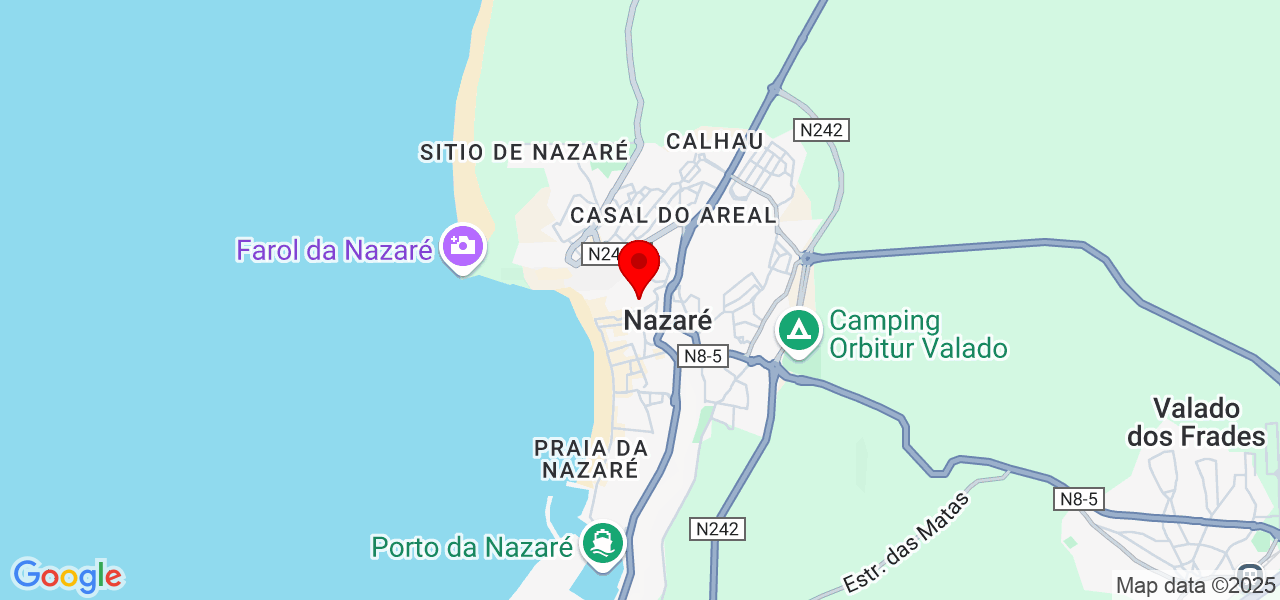 Gisele Oliveira - Leiria - Nazaré - Map