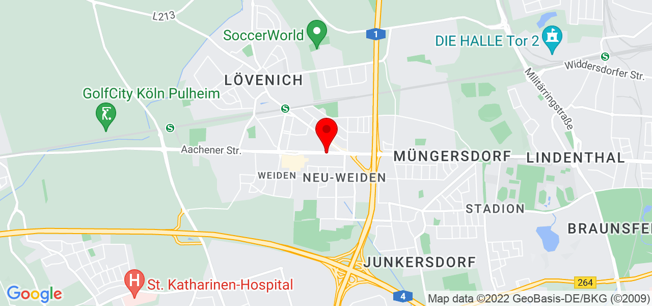 Melinda-Health - Nordrhein-Westfalen - Köln - Karte