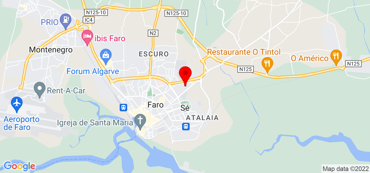 Gabriela vieira - Faro - Faro - Mapa